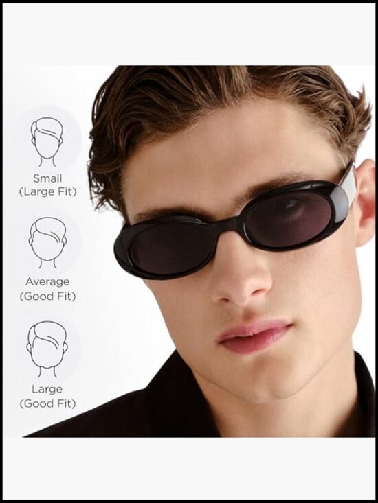 Oval Sunglasses - Minimalist Sleek Style, Eco-Friendly Frame, Scratch Resistant main image 7